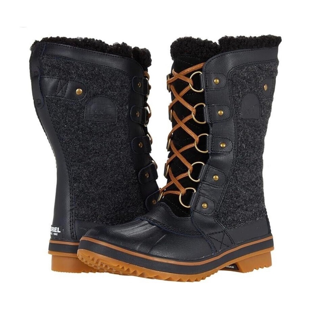Sorel Tofino II Womens Waterproof Winter Boots Black Gum Size 5